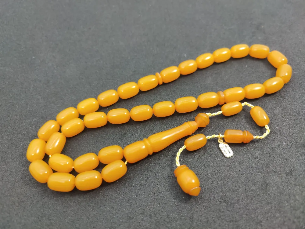 Ayhan Turan Usta Eseri̇ Eski̇ Malzeme Di̇nlendi̇ri̇lmi̇ş Alman Faturan Tesbi̇h