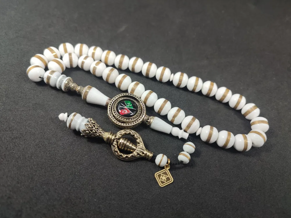 Hakan Kaya Usta  El İşçi̇li̇kli̇ Ağır Gümüş Nakkaşlı Sarmal Deve Kemi̇ği̇