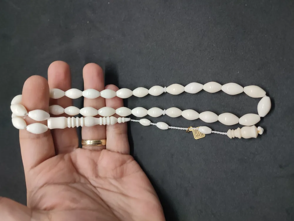 İskeçeli̇ Cemi̇l Usta Eseri̇ Çi̇ft Zımpara Çi̇ft Ci̇la  Deve Kemi̇ği̇ küçük resim 4