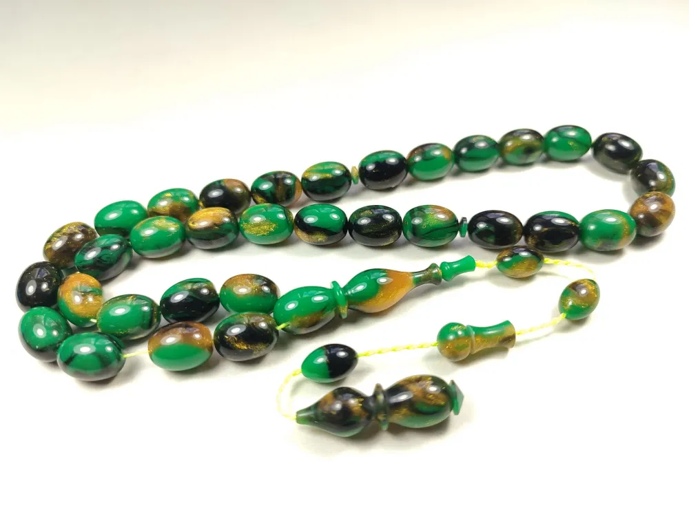 Ari̇f Baran Usta İşi̇ Si̇kkeli̇ Altın Parçacıklı  Ari̇zona Fi̇ruze