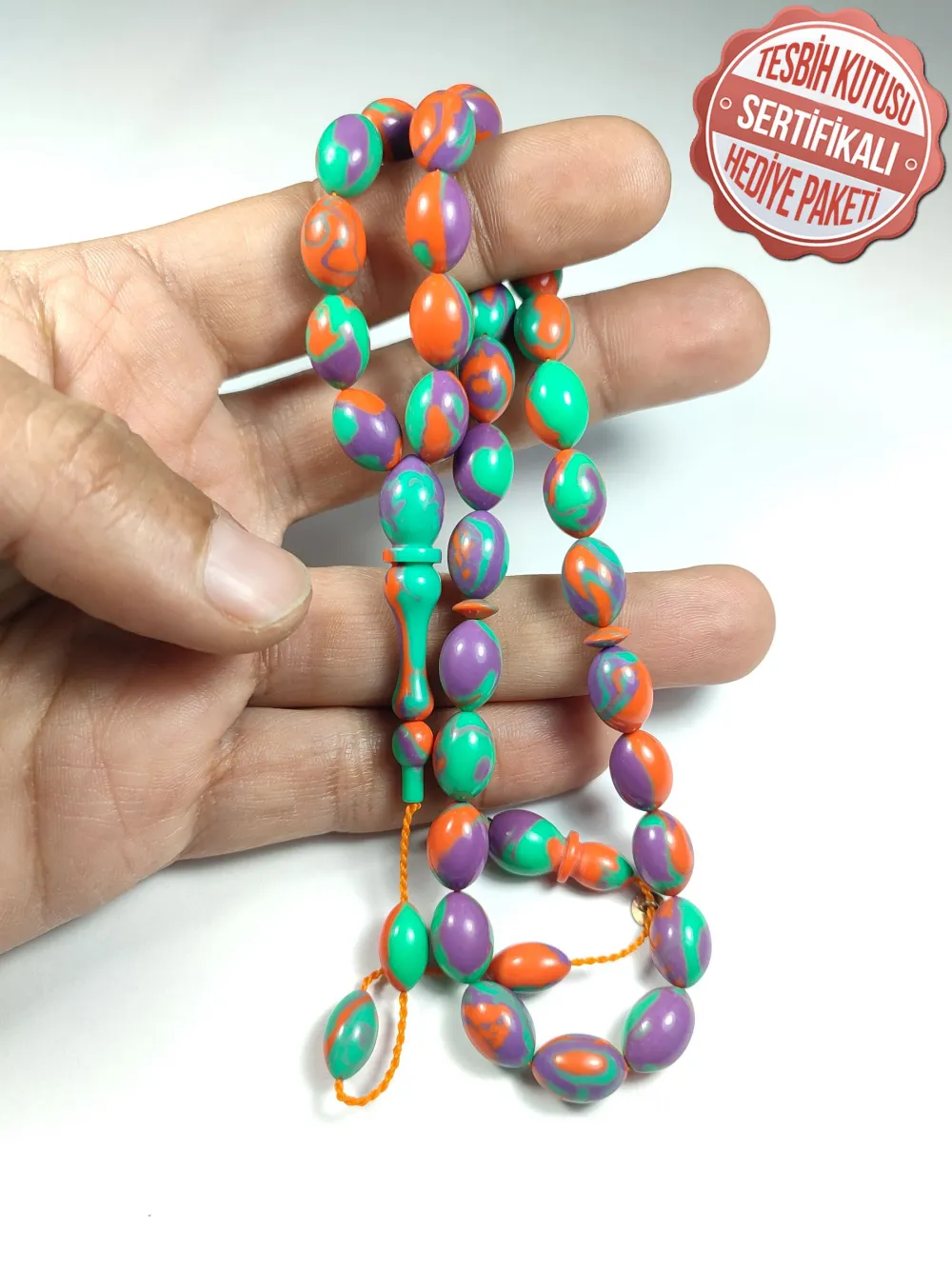 Fati̇h Erbabacan Usta İşi̇ İmzalı Mühürlü  Ari̇zona Fi̇ruze küçük resim 5