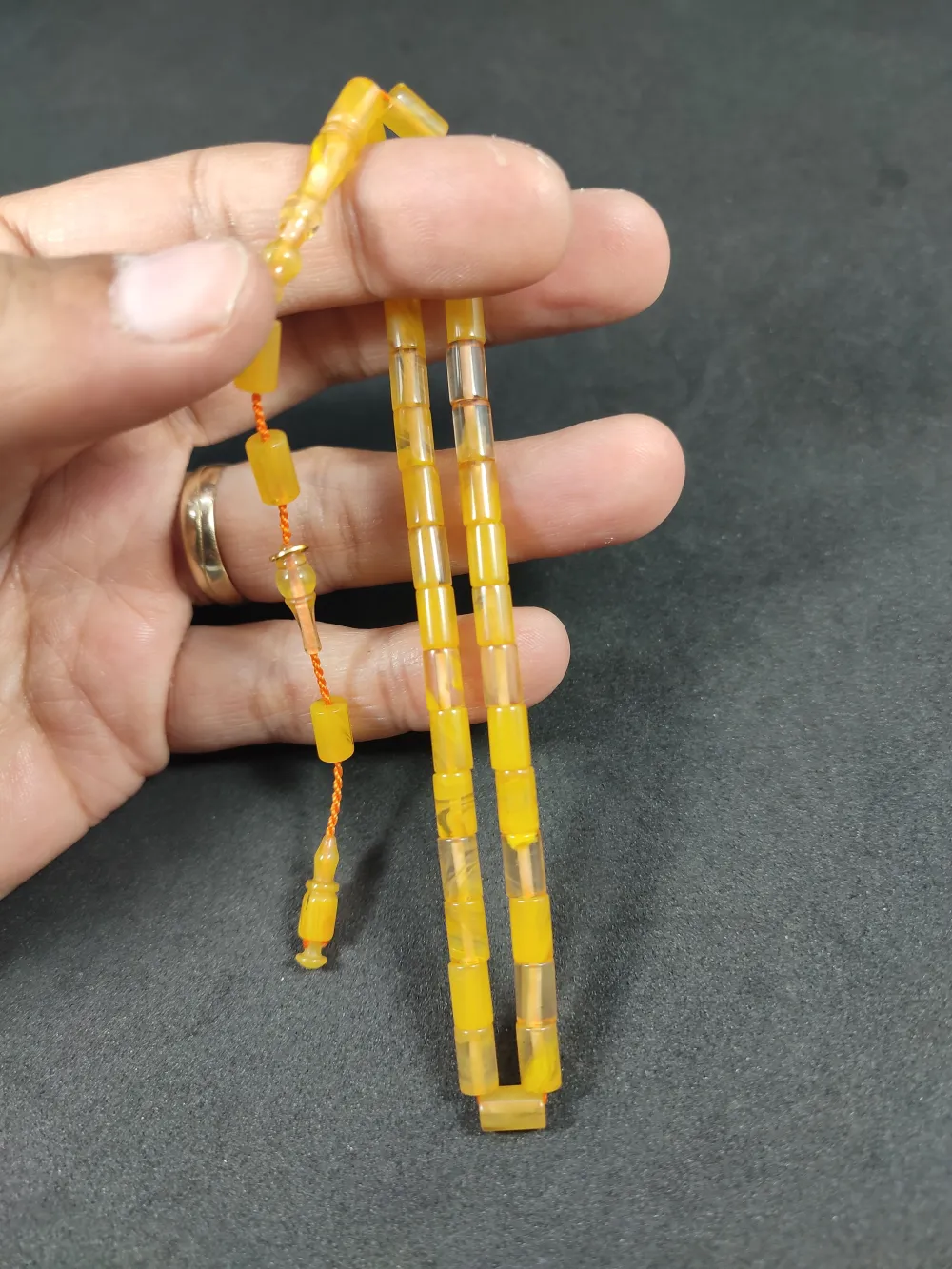 Mehmet Mercan Usta Eseri̇ Bi̇lek Boy Ok Gi̇bi̇ Kesme Sıkma Kehri̇bar küçük resim 2