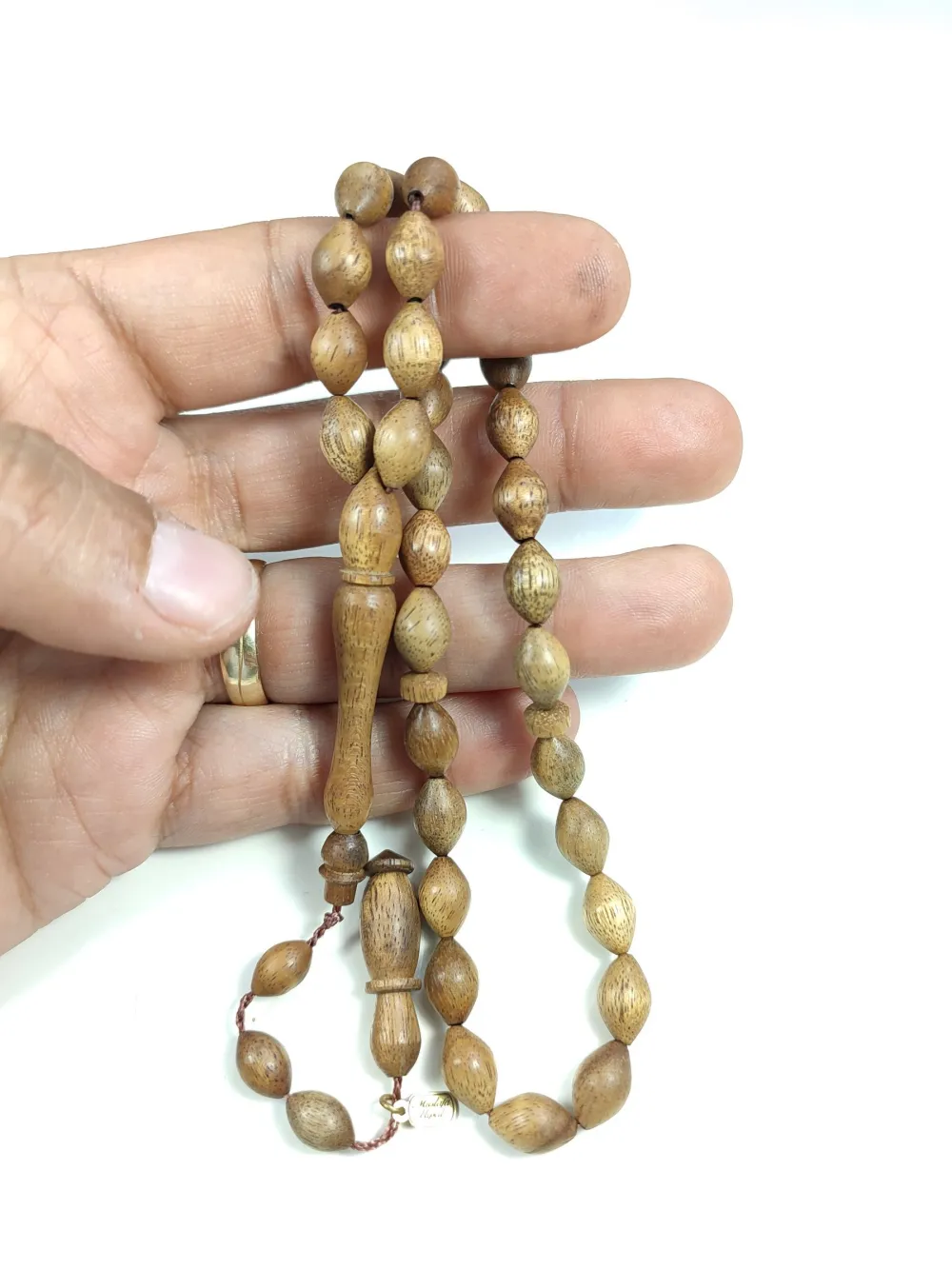 Hali̇l Hi̇lmi̇ Usta İşi̇ İmzalı Mühürlü Masaccar Abanoz küçük resim 4