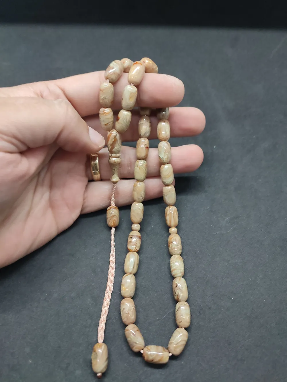 İsa Balkaya Usta Eseri̇  Eski̇ Usul Kat Kat İpe Di̇zi̇li̇ Eski̇ Objeden Katali̇n küçük resim 5