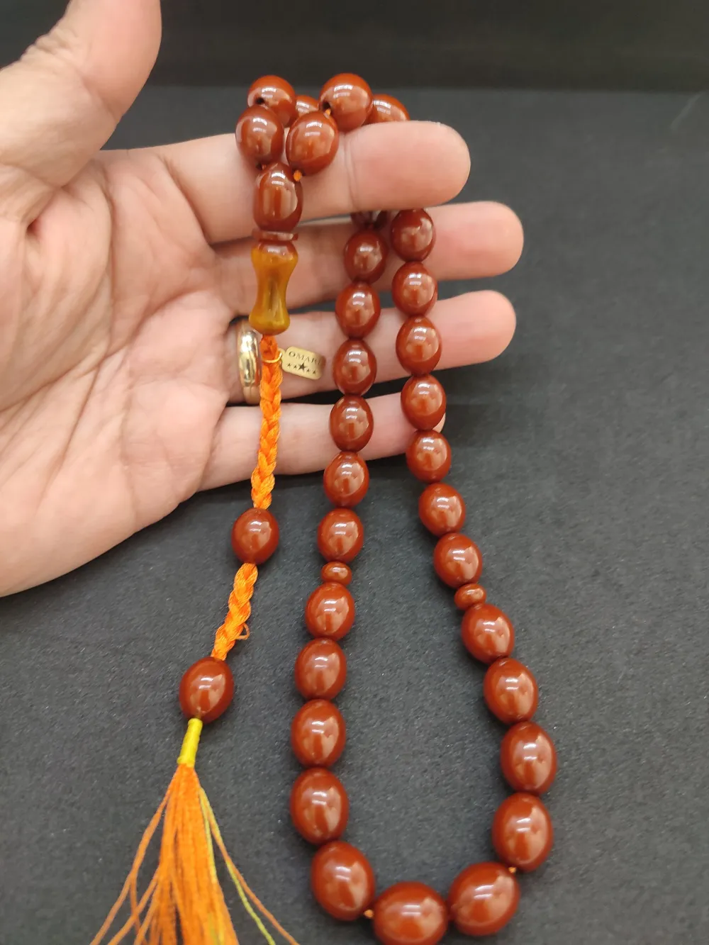 Osama Omari̇ İmzalı Eski̇ Usul Havşalı Horoz İmame 50 Yaşında Alman Faturan küçük resim 5