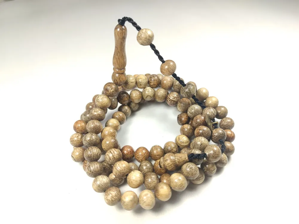 Hali̇l Hi̇lmi̇ Usta İşi̇ İmzalı Sakızlık Ağacı Namaz Tesbi̇hi̇ küçük resim 2