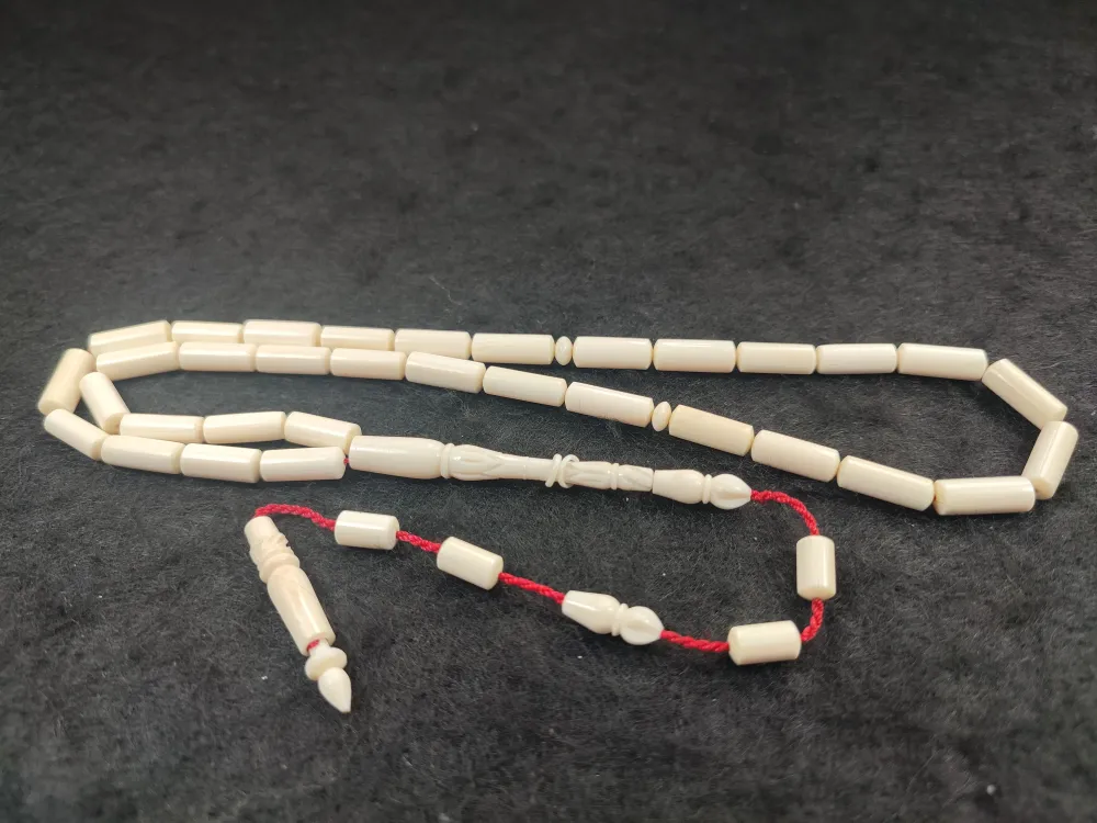 Şevket Alkan Usta Eseri̇ Halkalı Kalem Oyma Mevlevi̇ Model İmame 24.50 Gr Fi̇l Di̇şi̇ küçük resim 3