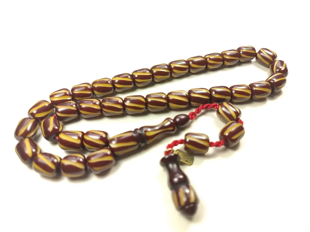 Muhammed Dabbas Usta İşi̇ İmzalı Kalem Oyma Sıkma Kehri̇bar küçük resim 2