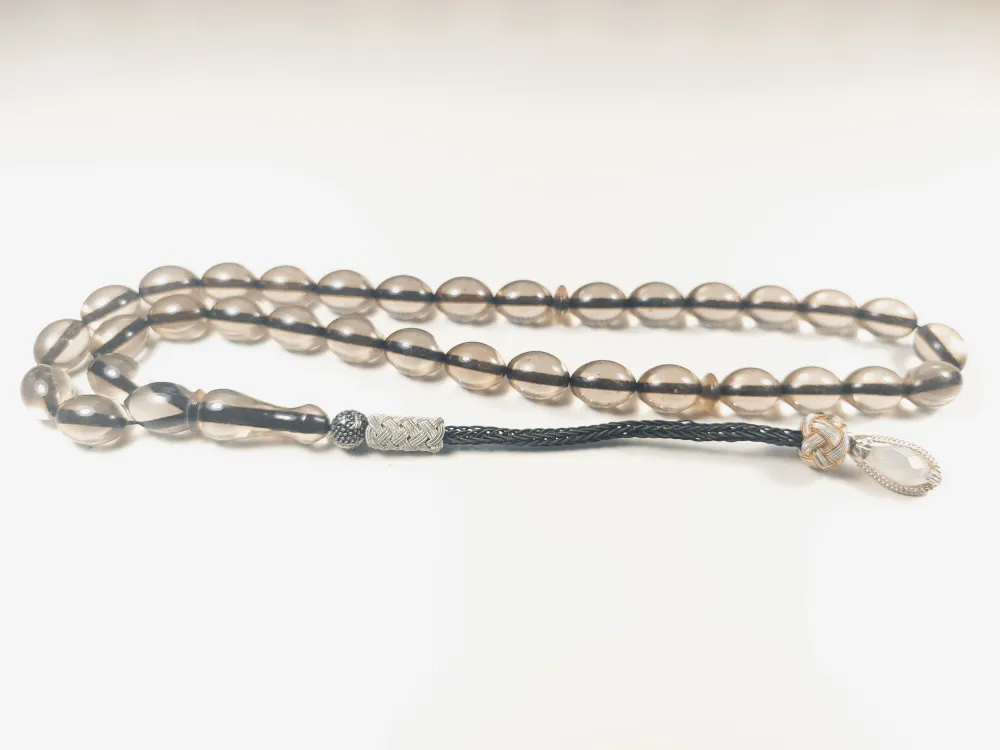 Darabacı Abdullah Usta Eseri̇ Trabzon Kazazi̇ye Püsküllü3 Kat Ci̇lalı Ateş Kehri̇bar küçük resim 2