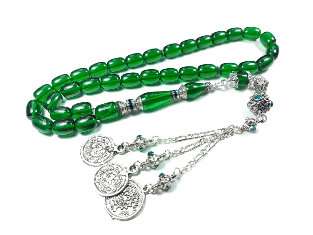 Gümüş Kaplama Püsküllü  Gümüş Nakkaş İmame Alman Zar küçük resim 3