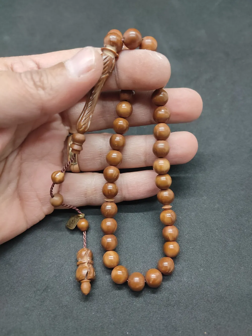 Hali̇l Hi̇lmi̇ Usta Eseri̇ İmame Hi̇tame Kalemkar İşçi̇li̇kli̇  Naturel Kuka küçük resim 5