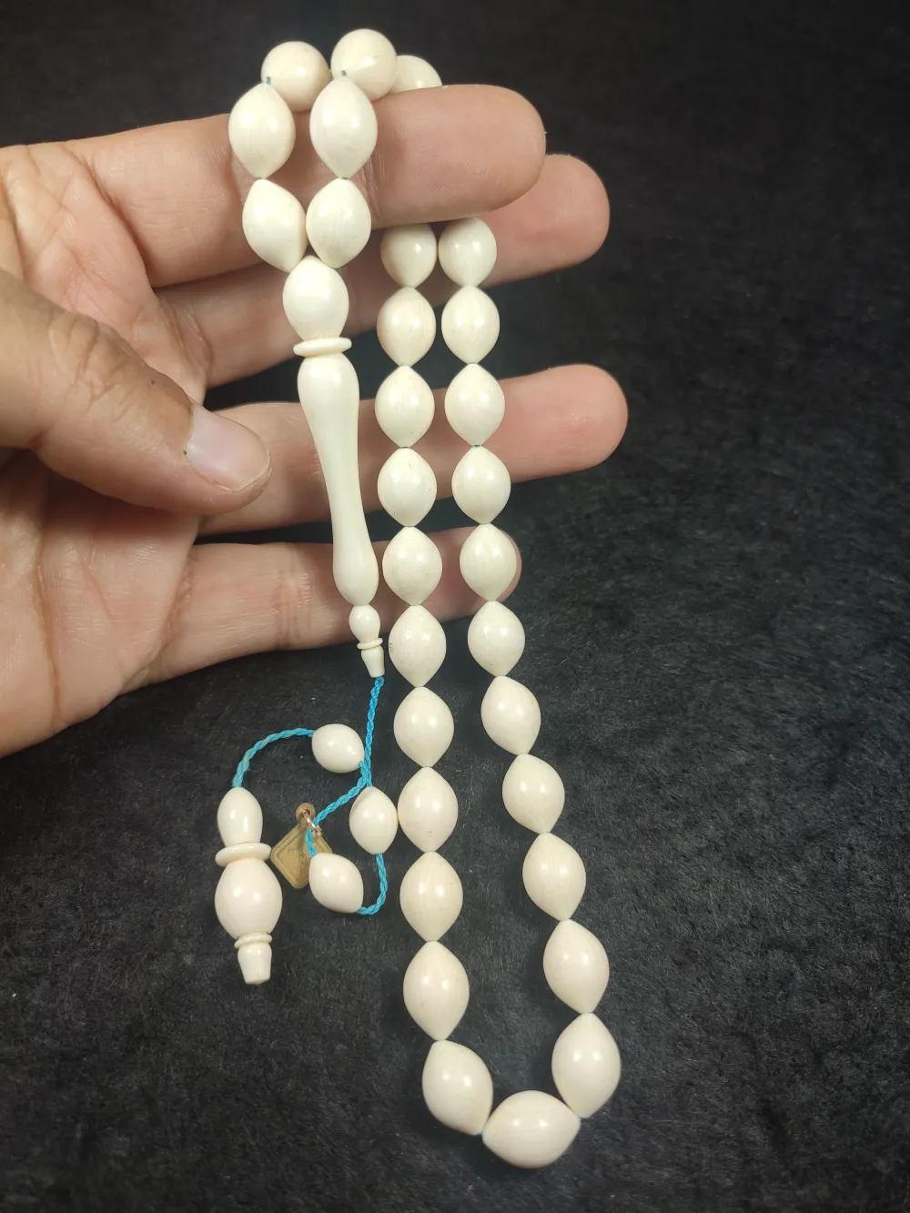 26 Gr. İskeçeli̇ Cemi̇l Usta Eseri̇ İri̇ Boy Hi̇popotam Di̇şi̇ küçük resim 4