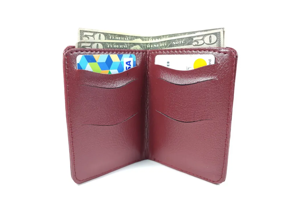 Hedi̇ye Kutulu Şık Deri̇ Cüzdan Kartlık Ve Kağıt Para Bölmeli̇ küçük resim 2