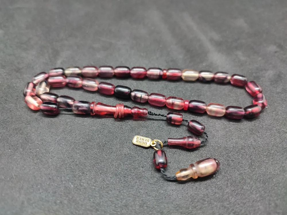 Uğur Şener Usta Eseri̇ İmame Halkalı Çi̇ft Kat Ci̇lalı Ateş-İ Kehri̇bar küçük resim 2