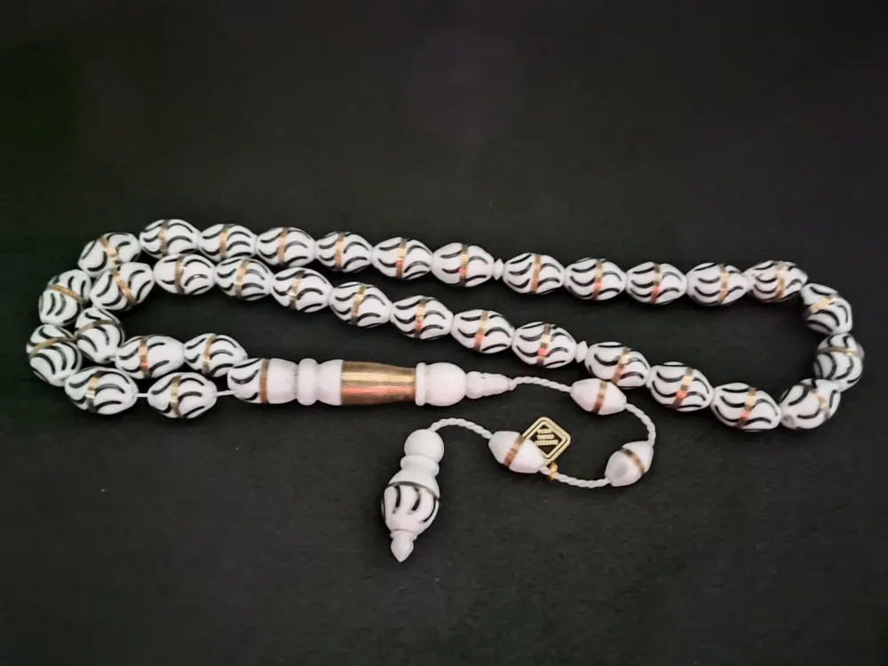 İskeçeli̇ Cemi̇l Usta Eseri̇ İri̇ Boy Gümüş Sarmal Mi̇neli̇ Deve Kemi̇ği̇ küçük resim 3