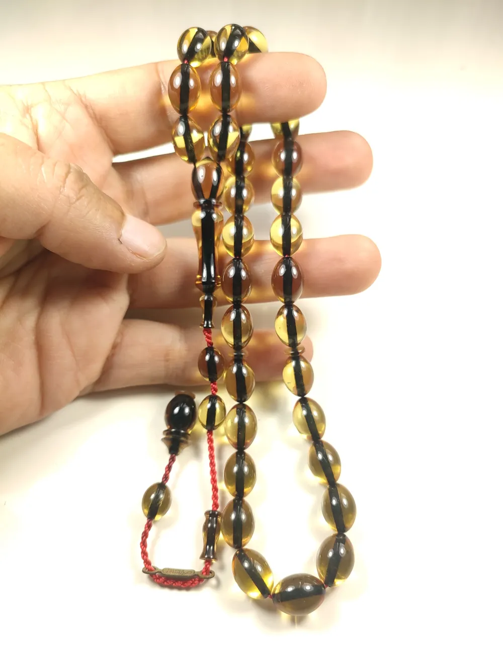 Ahmet Emi̇n Usta Eseri̇ Kuru Torna El Ci̇lalı Sıkma Kehri̇bar küçük resim 4