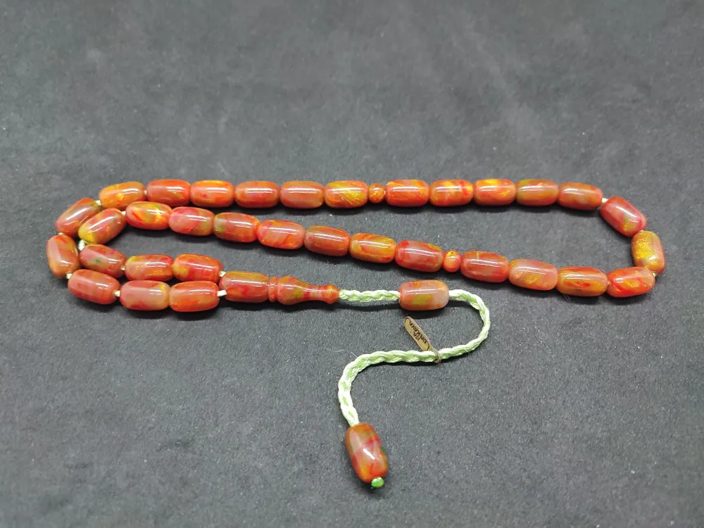 İsa Balkaya Usta Eseri̇  Eski̇ Usul Kat Kat İpe Di̇zi̇li̇ Eski̇ Objeden Katali̇n küçük resim 3