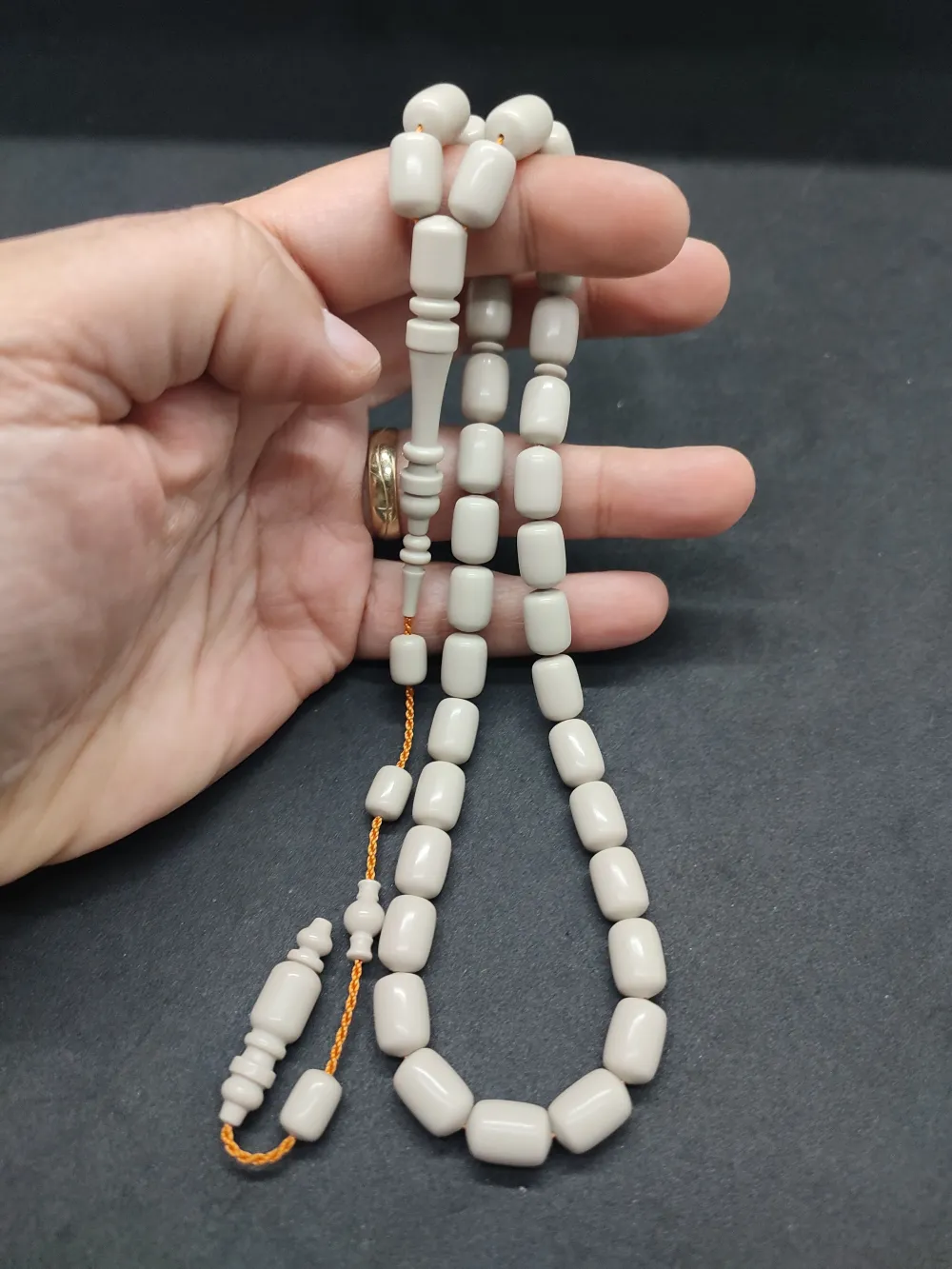 Yusuf Erden Usta İşi̇ İmzalı Halkalı İmame Cori̇an Mermer küçük resim 4