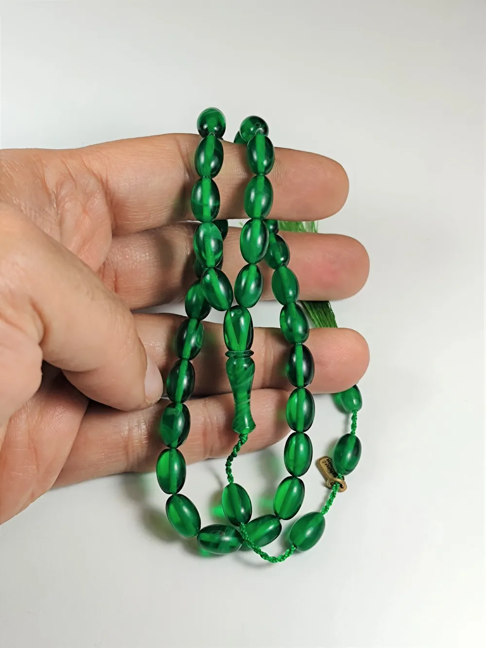 Ayhan Turan Usta İşi̇ İmzalı Mühürlü Sıkma Kehri̇bar küçük resim 5