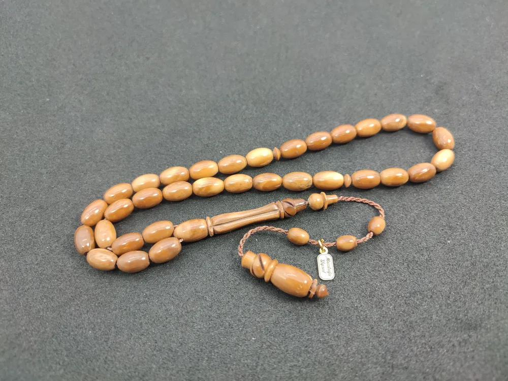 Mustafa Uysal Usta Eseri̇ İmame Hi̇tame Kalem Oyma  Naturel Kuka küçük resim 3