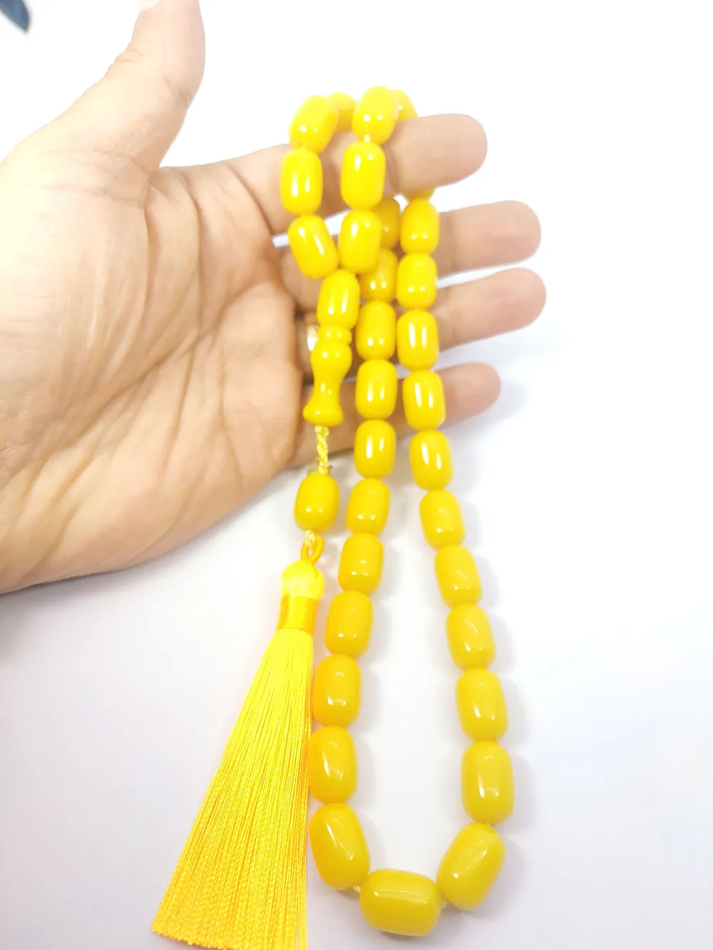 Ebu Zeyn Usta Eseri̇ İmzalı İri̇ Boy Sıkma Kehri̇bar küçük resim 4