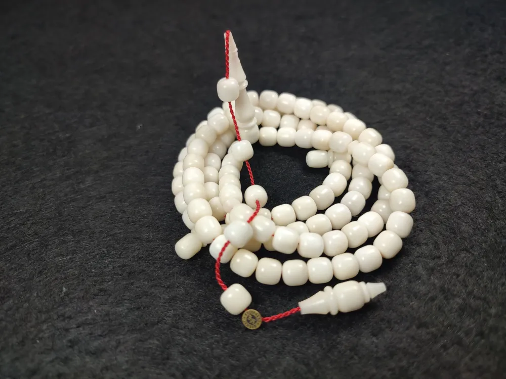 Mehmet Erbabacan Usta İşi̇ İmzalı Mühürlü Narçıl 99 Luk Namaz Tesbi̇hi̇ küçük resim 2