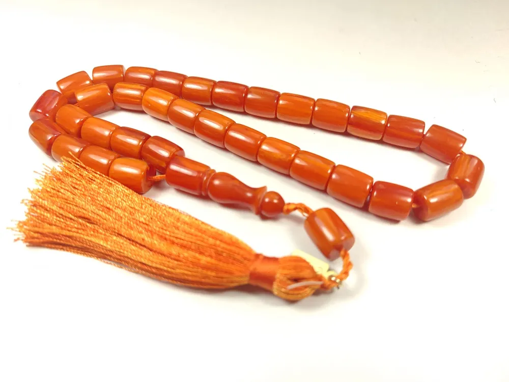 Ebu Zeyn Usta İşi̇ İmzalı Sıkma Kehri̇bar