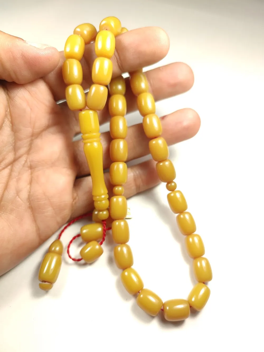 Hali̇l Hi̇lmi̇ Usta Eseri̇ İmzalı Aykırı Renk Sıkma Kehri̇bar küçük resim 3