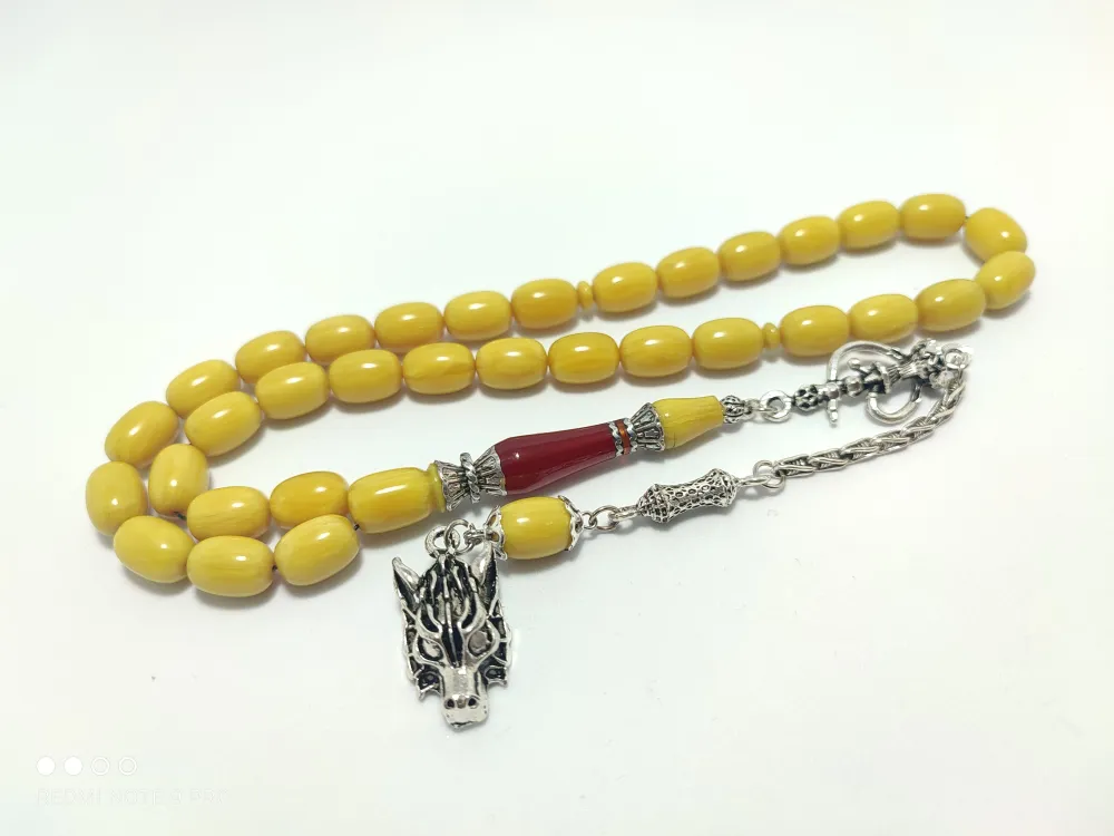 925 Ayar Gümüş Nakkaş İmame  Sıkma Kehri̇bar