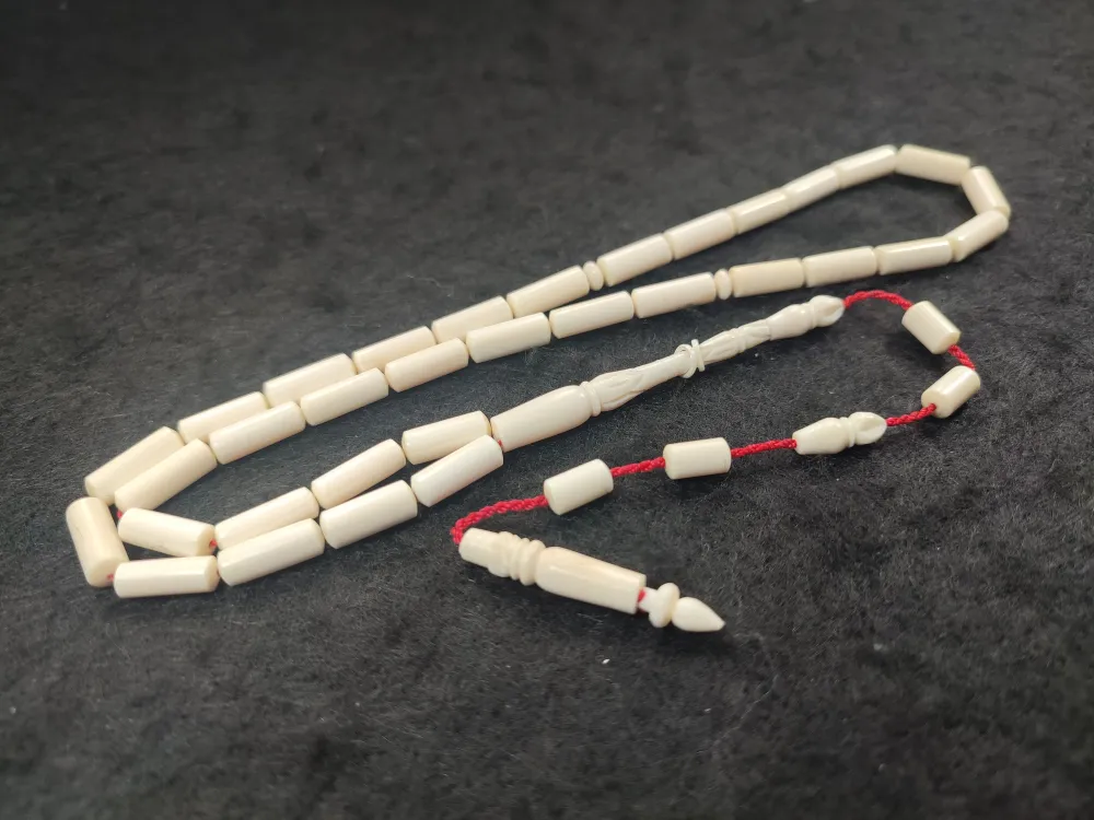 Şevket Alkan Usta Eseri̇ Halkalı Kalem Oyma Mevlevi̇ Model İmame 24.50 Gr Fi̇l Di̇şi̇ küçük resim 2