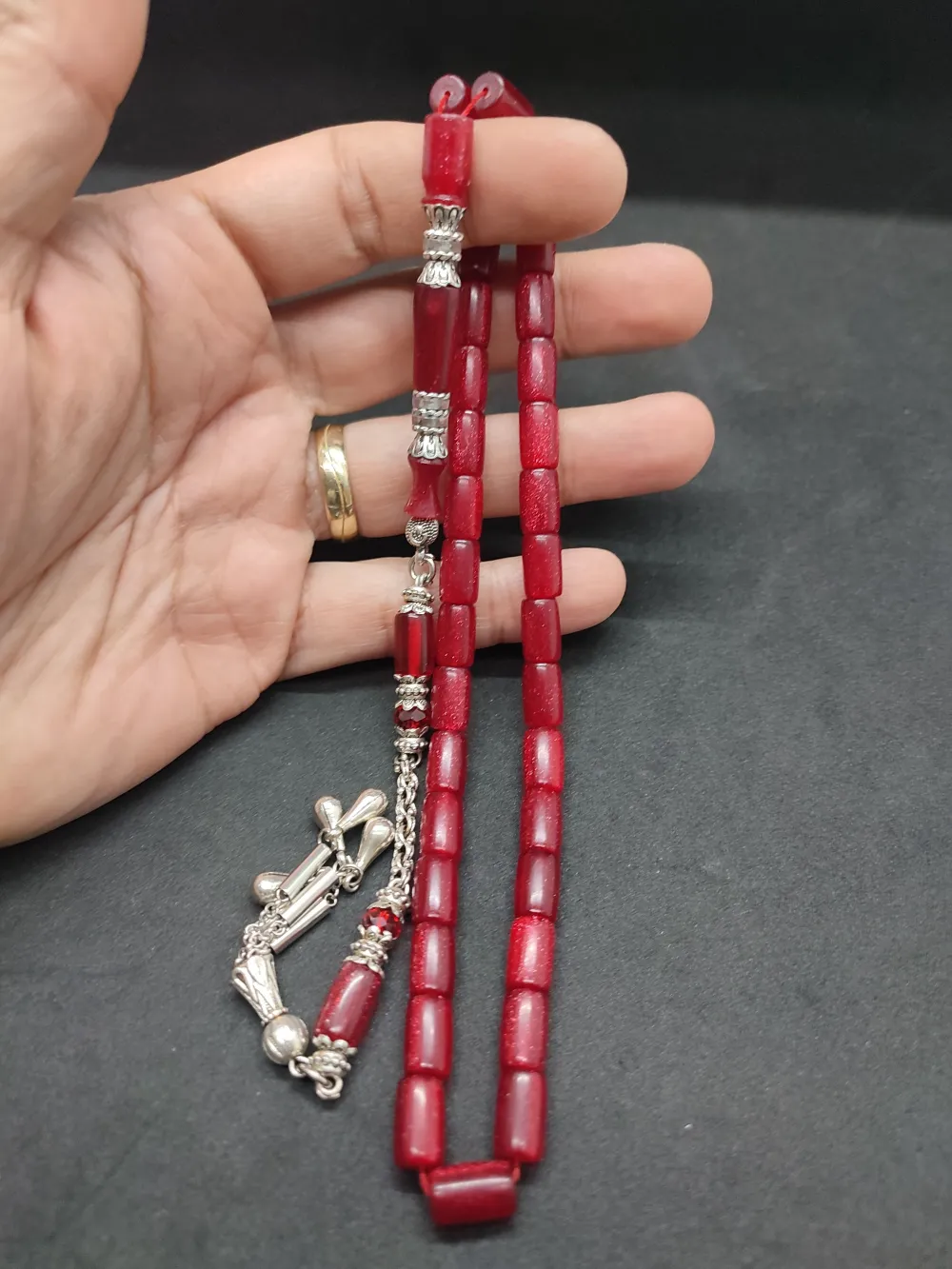 Şevket Alkan Usta Eseri̇ Gümüş Nakkaş İşlemeli̇ Objeden  Katali̇n küçük resim 4