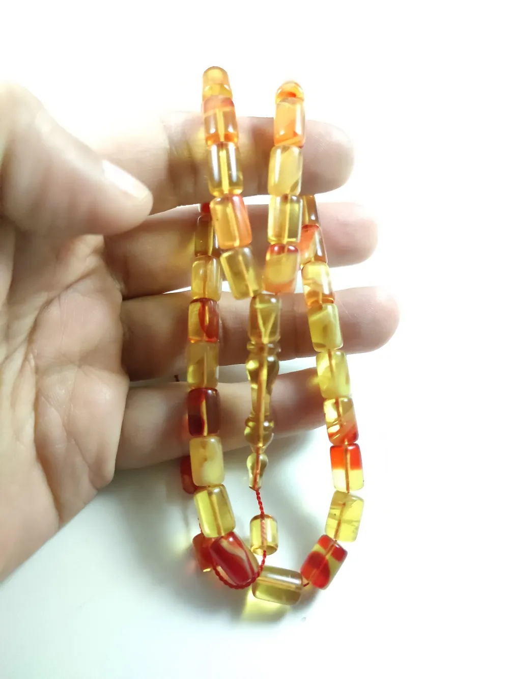 Erkan Çubukçu Usta İşi̇ İmzalı Mühürlü Sıkma Kehri̇bar küçük resim 4