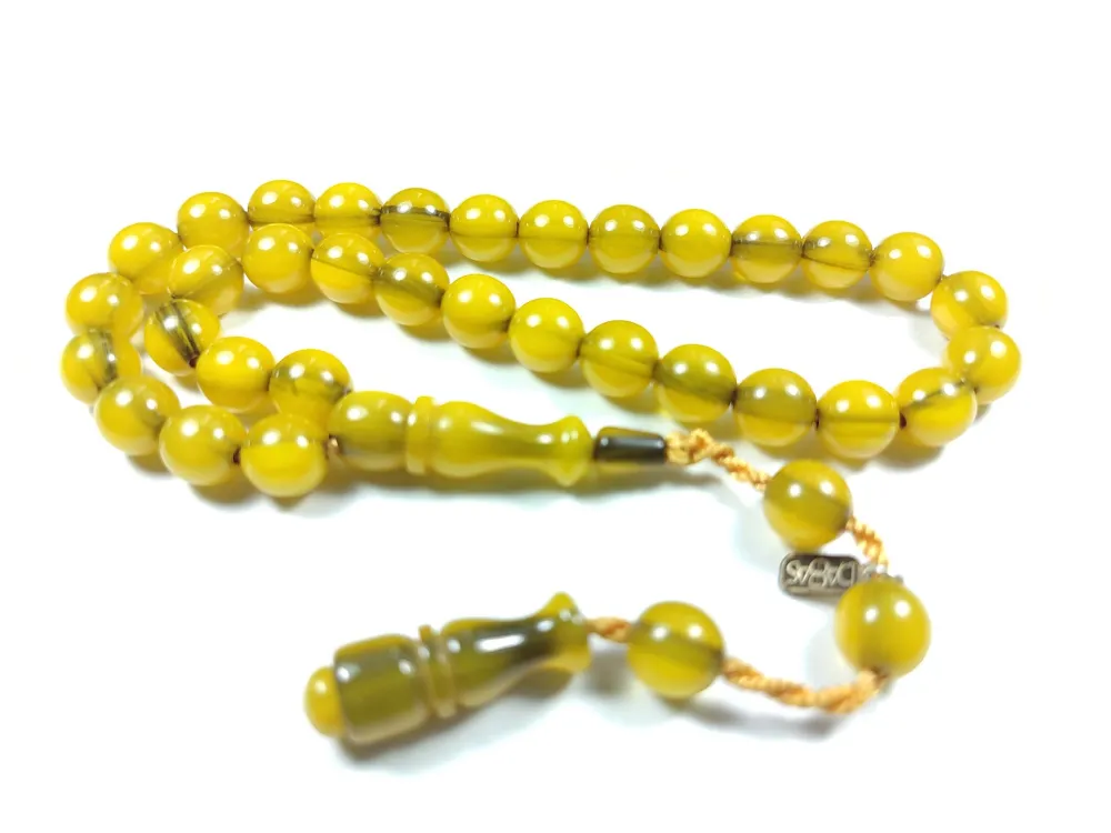 Dabbas Usta İşi̇ İmzalı (İmzası Gümüştür) Sıkma Kehri̇bar küçük resim 2