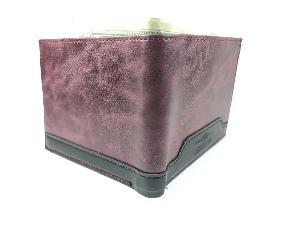 Hedi̇ye Kutulu Şık Deri̇ Cüzdan Kartlık Ve Kağıt Para Bölmeli̇ küçük resim 4