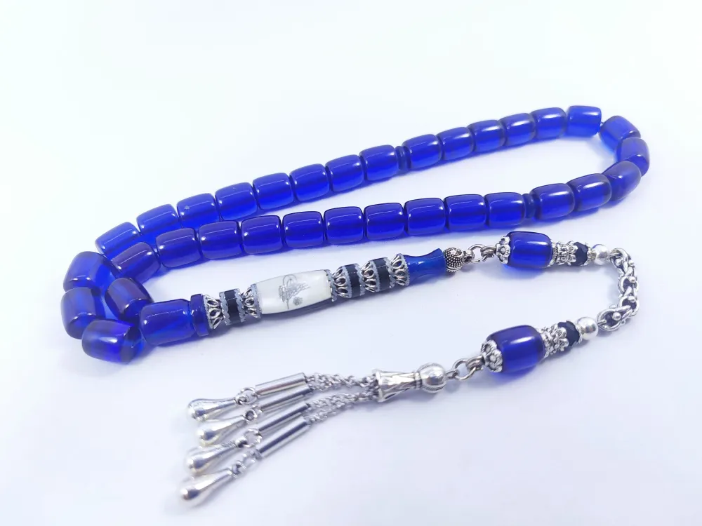 Şevket Alkan Usta Eseri̇ Gümüş Nakkaşlı  Alman Zar Kehri̇bar küçük resim 3