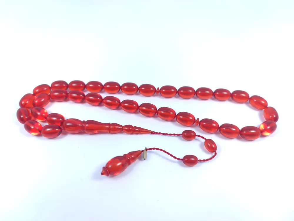 Mehmet Arıcı Usta Eseri̇ 0.6 Mm Deli̇m Çi̇ft Zımpara Çi̇ft Ci̇lalı Ateş-İ Kehri̇bar küçük resim 3