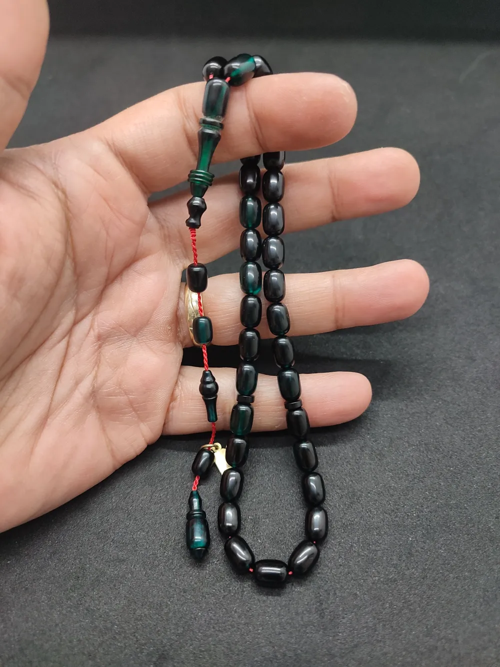 Furkan Gül Usta Eseri̇ El Boy İmame Halkalı Sıkma Kehri̇bar küçük resim 2