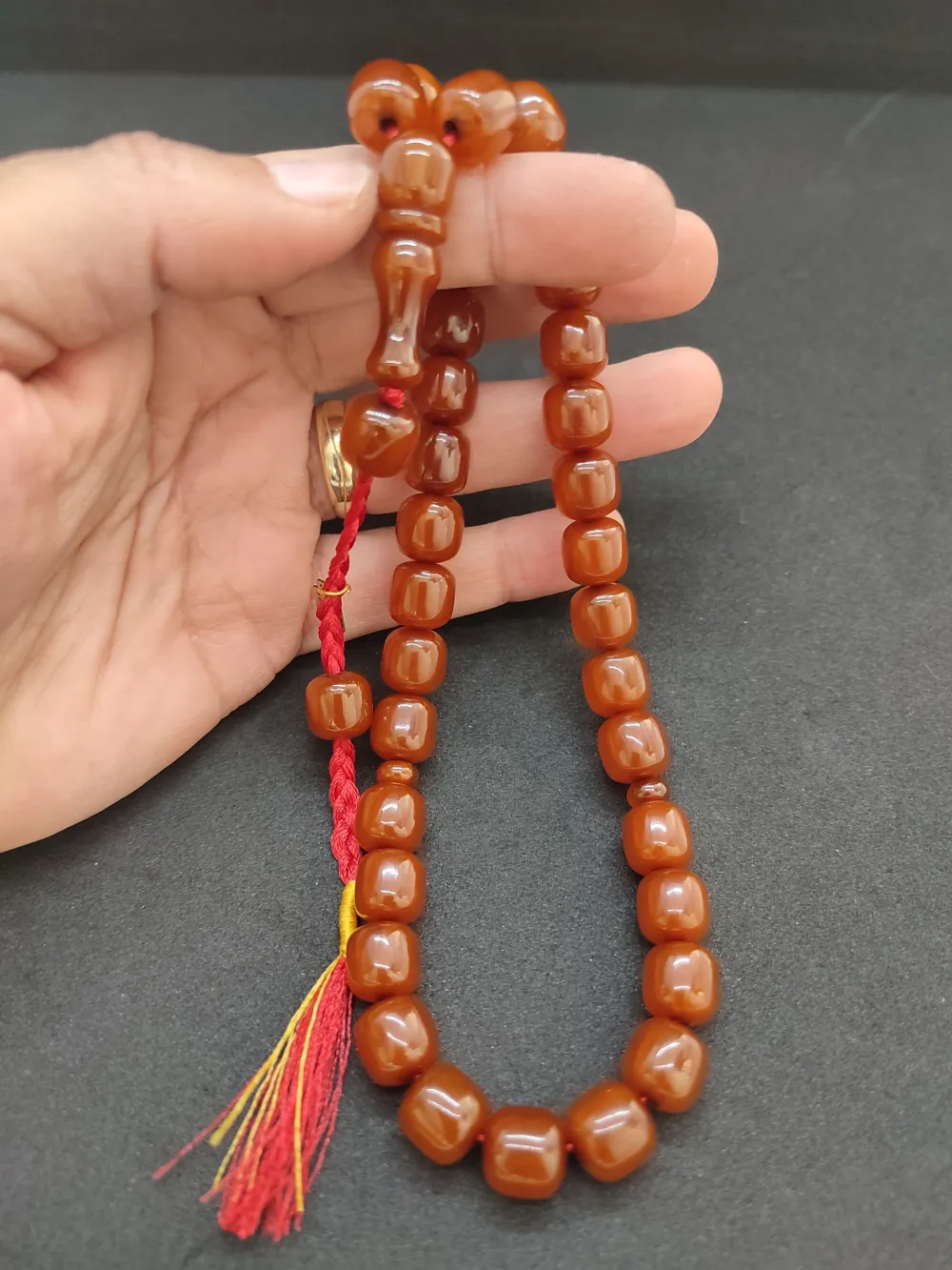 Osama Omari̇ İmzalı Eski̇ Usul Havşalı Horoz İmame 50 Yaşında Alman Faturan küçük resim 4