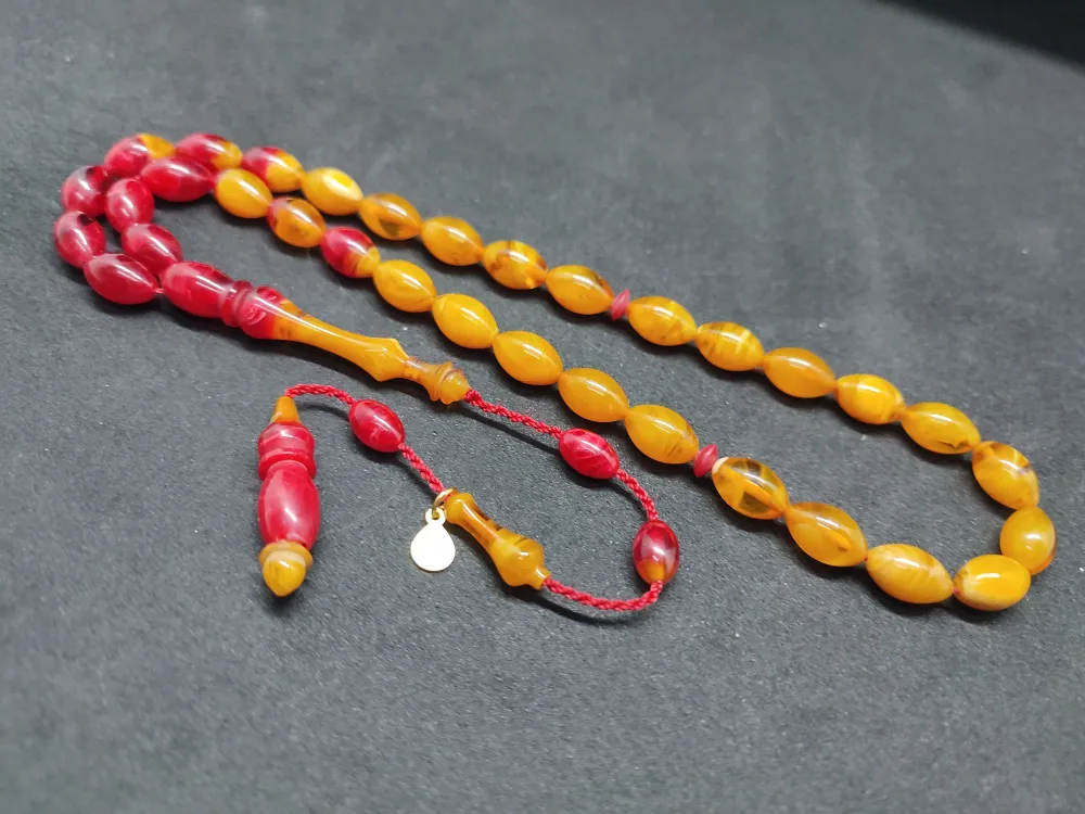 Ayhan Turan Usta Eseri̇ Ful Hare Ful Damar Eski̇ 0.6 Mm Deli̇m Sıkma Kehri̇bar küçük resim 3