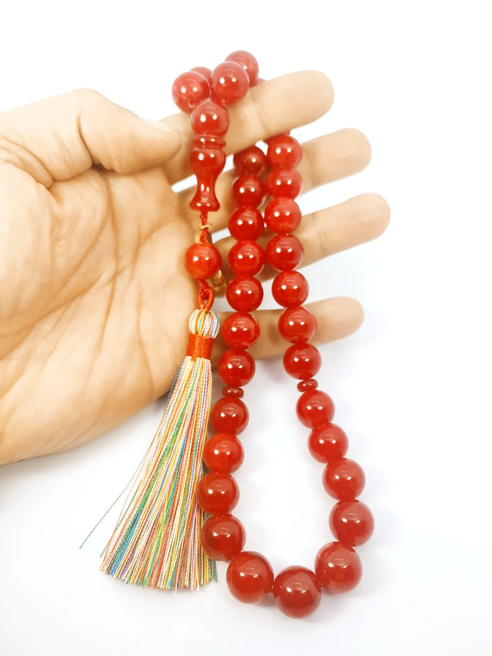 Ebu Zeyn Usta Eseri̇ İmzalı İri̇ Boy Sıkma Kehri̇bar küçük resim 5