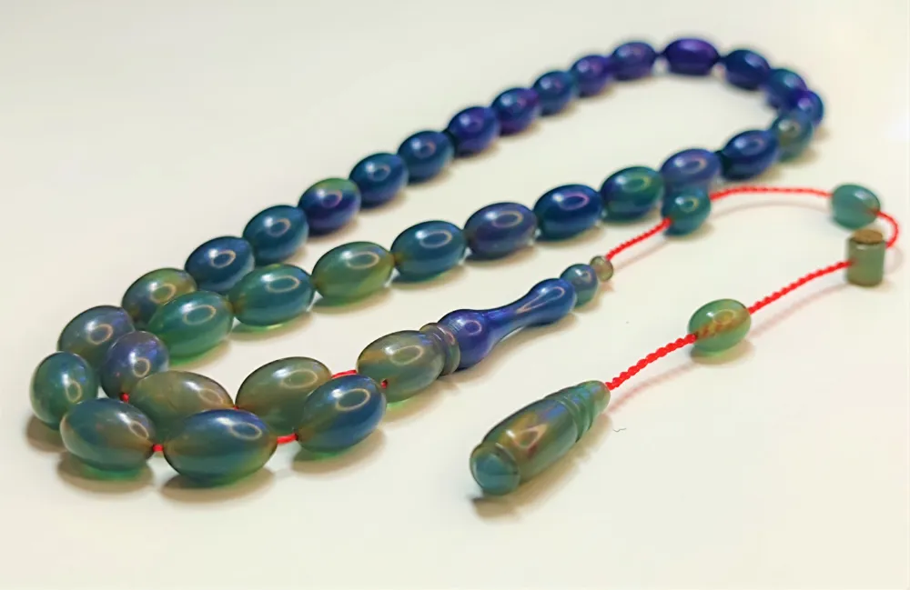 Mesut Elma Usta İşi̇ İmzalı Mühürlü  Sıkma Kehri̇bar küçük resim 6