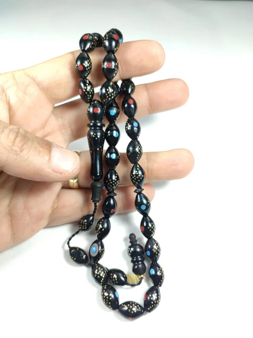 İskeçeli̇ Cemi̇l Usta İşi̇ İmzalı Mühürlü 925 Ayar Gümüş Çakım Mi̇neli̇ İşlemeli̇ Kuka küçük resim 4