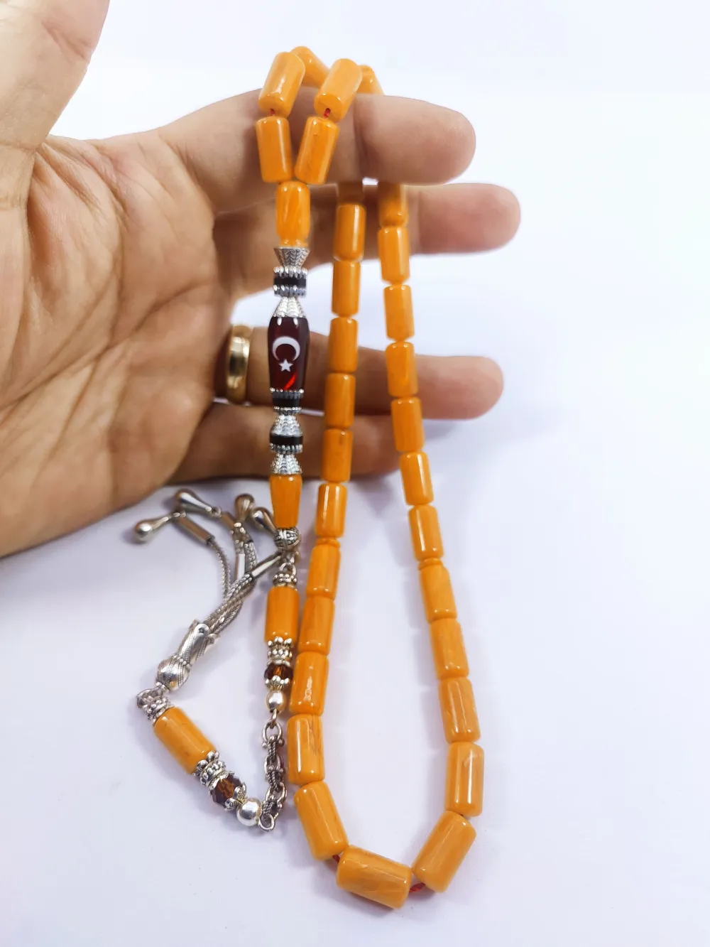 Şevket Alkan Usta Eseri̇ Gümüş Nakkaşlı Fransız Galali̇t küçük resim 4