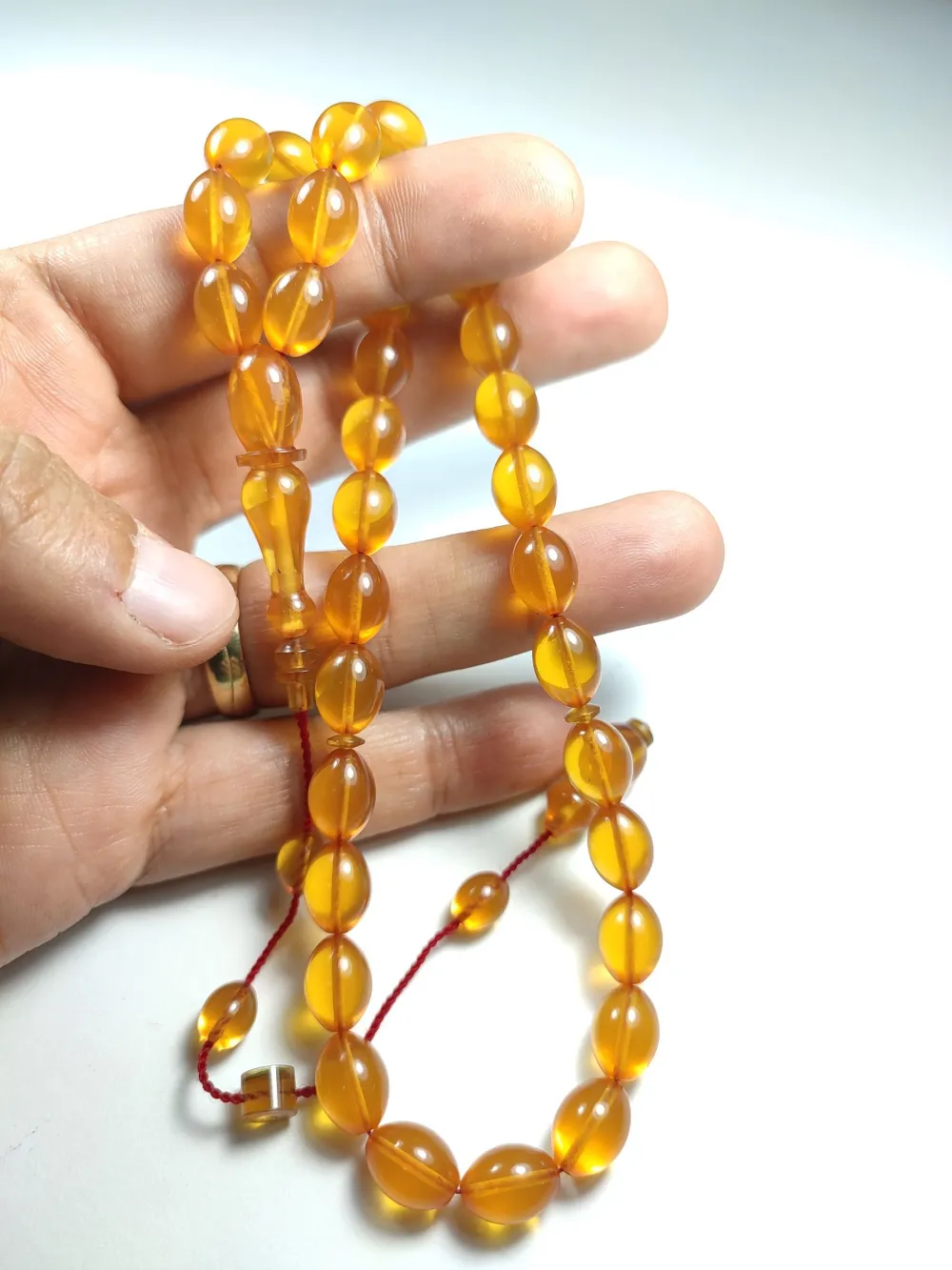 Hi̇kmet El Sai̇d Usta İşi̇ İmzalı Mühürlü 0.6 Şeffaf Deli̇m  Alman Zar küçük resim 5