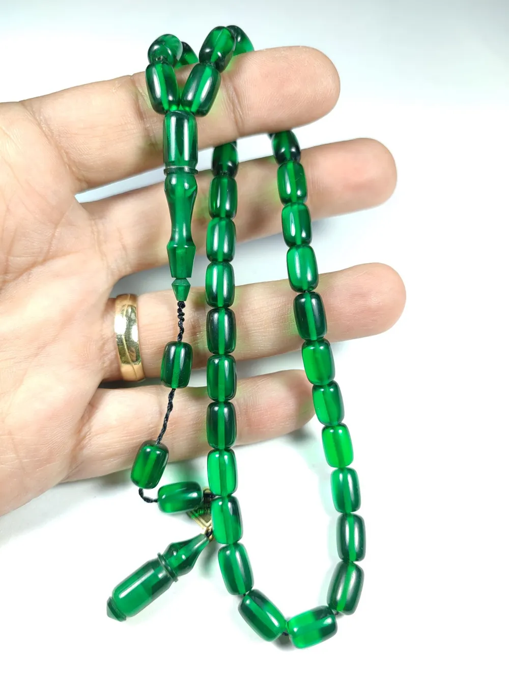 İskeçeli̇ Cemi̇l Usta İşi̇ İmzalı  Alman Zar Kehri̇bar küçük resim 5