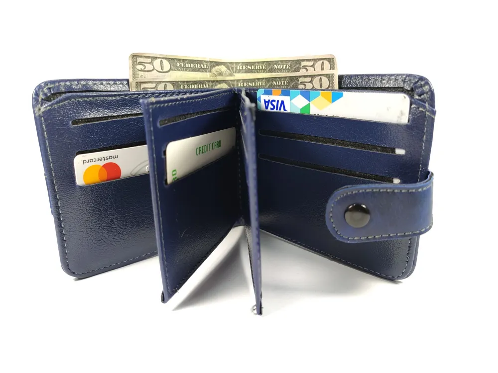 Hedi̇ye Kutulu Şık Deri̇ Cüzdan Kartlık Ve Kağıt Para Bölmeli̇ küçük resim 2