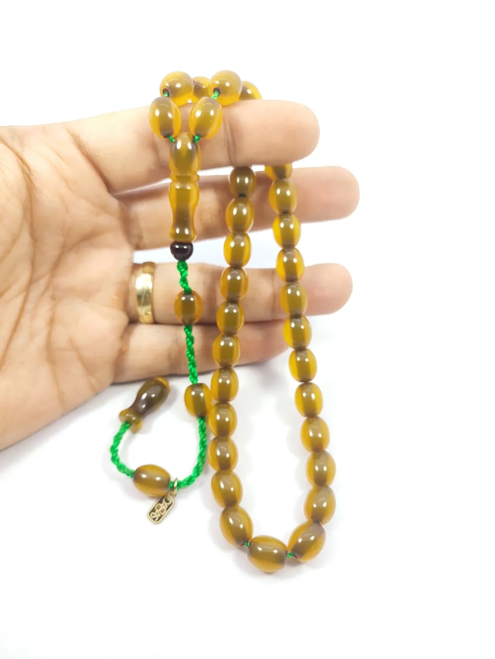 Muhammed Dabbas Usta Eseri̇ Osmanlı Torunu (Osmanlıya En Yakın) Sıkma Kehri̇bar küçük resim 4