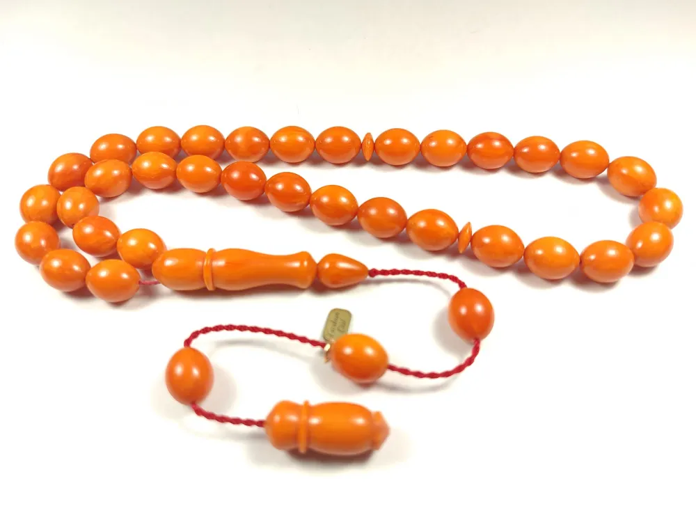 Furkan Gül Usta İşi̇ İmzalı Mühürlü  Sıkma Kehri̇bar küçük resim 3