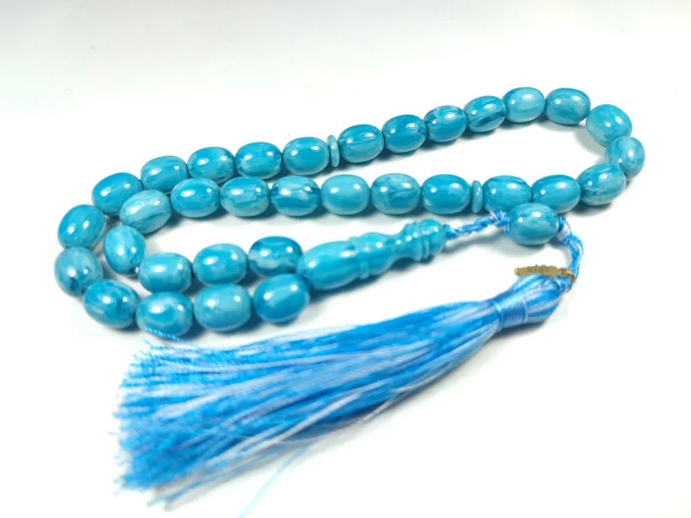 Ebu Zeyn Usta İşi̇ İmzalı Mühürlü Sıkma Kehri̇bar küçük resim 2