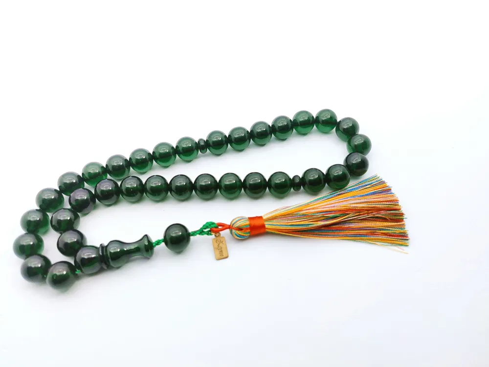 Ebu Zeyn Usta Eseri̇ İmzalı İri̇ Boy 12 Kat İpe Di̇zi̇li̇ Eski̇ Usul Necef küçük resim 2